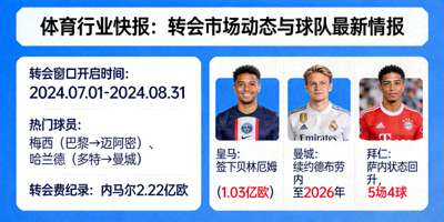 体育行业快报：转会市场动态与球队最新情报